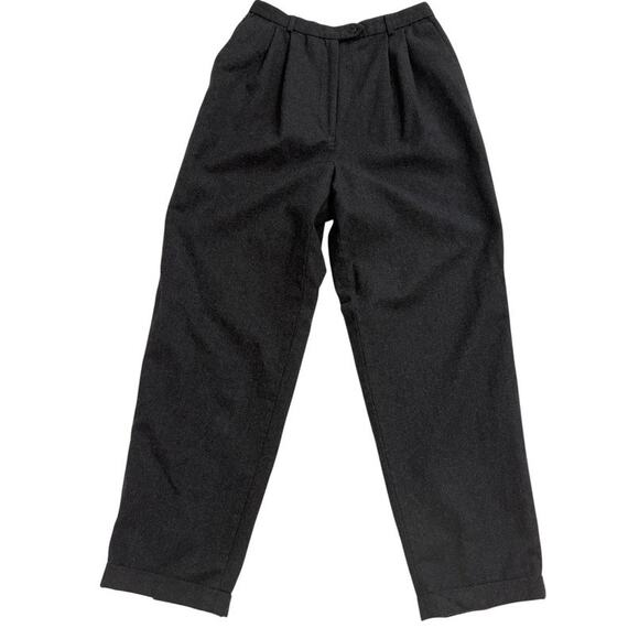 Talbots 10 heathered pleated cuffed lined trousers P2 2817 - Picture 1 of 11